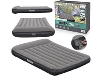 Bestway 2-Person Tritech Inflatable Mattress Built-In Usb Pump 191X137cm 671Br