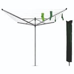 Green Rotary Washing Line Cover Waterproof  Airer Dryer Protector Outdoor