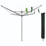 Green Rotary Washing Line Cover Waterproof  Airer Dryer Protector Outdoor 