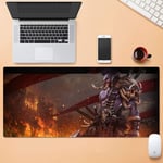 Awesome Mouse Mat, Mouse Pad Gaming Mouse Pad Large Mouse Mat World Of Warcraft Game Keyboard Mat Extended Mousepad For Computer Desktop PC Mouse Pad (Color : H, Size : 800 * 300 * 3mm)