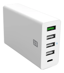 ExtremeMac – Power delivery usb-c 30w + qc 18w 3* usb-a wall charger (XWH-5WC-03-US)