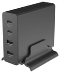 Clas Ohlson Laddstation USB-C/A 4 portar GaN PD, 108 W