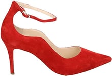 Högl Women's Eos Ankle Strap Heels, Red (Campari 4600), 7.5 UK