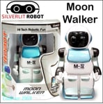 Silverlit Robot MoonWalker Toy Lights Walks Bump & Go Action Moving Legs & Arms