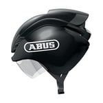 ABUS GameChanger Tri Bike Helmet - For Triathletes And Road Cyclists - Aerodynamics For Best Times - For Men And Women - Black, Size S