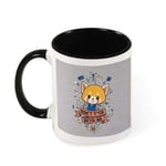 Dont FCK with Me Aggretsuko Ceramic Coffee Mug Tea Mug,Gift for Women, Girls, Wife, Mom, Grandma,11 oz