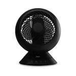 Ventilateur de table Duux Globe Noir | Silencieux | 200m³/h | Commande tactile | Télécommande