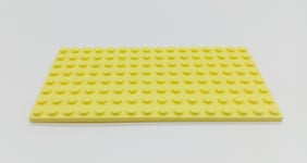 LEGO 8x16 YELLOW Base Plate Baseplate - 8x16 STUDS (PINS)  - Brand New