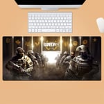Mouse Pad Table Mats Increase Thickening Rainbow Six Siege Gaming Mousepad Office (800 X 300 X 3 mm)-A_900*400 * 3mm