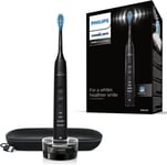 Philips Sonicare DiamondClean 9000 Black Electric Toothbrush, 2020 Edition, 4 M