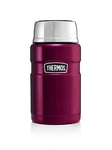 Thermos 81141 Food Flask, Stainless Steel, Raspberry, 710ml