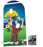 Fan Pack - World Football Tournament Cup Lifesize Footballer Stand-in Cardboard 2D Standup / Cutout Plus 20x25cm Photo