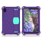 Huawei MediaPad M5 Lite 8 / M6 8.4 honeycomb style case - Purple / Cyan