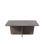 Fredericia Furniture - Tableau Coffee Table, 100 x 100 cm, Dark Atlantico Limestone - Grå - Soffbord - Sten