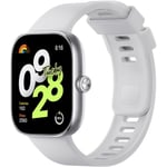 Xiaomi Redmi Watch 4 Smart Watch - Silver Grey - 1.97 AMOLED Display - Up to 20 Days Battery Life - Built in GPS - Heart Rate, Blood Oxygen and Sleep Tracking - 5ATM Water Resistance
