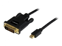 StarTech.com 10ft Mini DisplayPort to DVI Adapter Cable - Mini DP to DVI Video Converter - MDP to DVI Cable for Mac / PC 1920x1200 - Black (MDP2DVIMM10B) - DisplayPort-kabel - Mini DisplayPort (hann) til DVI-D (hann) - 3.04 m - svart