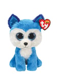 Ty Prince - Husky Blue 23 Cm *Villkorat Erbjudande Toys Soft Stuffed Animals Blå TY