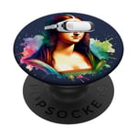 Mona Lisa VR Headset Virtual Reality PopSockets Swappable PopGrip