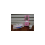 gloria Barbie Size Dollhouse Furniture- Bath Room with Tub by