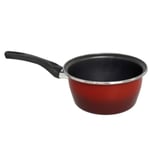 Gerimport kastrull Rosso 35 x 18,5 x 9 cm rostfritt stål röd/svart