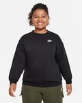 Nike Sportswear Club Fleece Older Kids' (Girls') Oversized Sweatshirt (Extended Size)