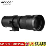 Camera MF Super Telephoto Zoom Lens F/8.3-16 420-800mm T Mount for Canon Sony UK