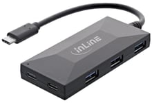 InLine USB-C 3.2 Gen1. Hub uden Strømforsyning - 5 vejs - Sort