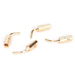8pcs 2mm Audio Speaker Cable Pin Plug Banana Connector Screw For