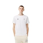 Lacoste Roland Garros Edition Performance Ultra-Dry Jersey T-Shirt White, M
