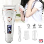 Electric Razor Shaver Women Hair Remover Wet Dry Painless Lady Body Rechargeable