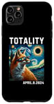 Coque pour iPhone 11 Pro Max Lunettes Solar Eclipse 2024 Totality Fox Solar Eclipse