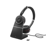 Jabra Evolve 75 Headset Wired & Wireless Head-band Calls/Music Bluetooth Chargin