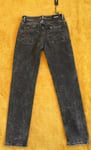 DIESEL NEEKHOL 069AB Acid black Denim Jeans Women’s Size W26 L32 Reg Straight
