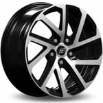 INFINY Cobalt Bright Black Machined Face 8x18 5/112 ET35 B73.1 - Aluminiumfälgar