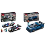 LEGO Speed Champions Voitures de Course BMW M4 GT3 et BMW M Hybrid V8, Véhicules Jouet pour Enfants & Speed Champions La Voiture de Sport Ford Mustang Dark Horse Véhicule Jouet, Set de Construction