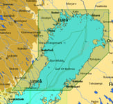 C-MAP Hörnefors - Torsön, M340 MAX Sjökort