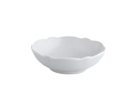 Alessi Dressed en plein air MW72/54 W, Dessert bowl in melamine with relief decoration, white., Bianco