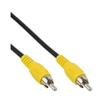 InLine 89937D Câble RCA vidéo et 1 connecteur RCA Jaune 3 m