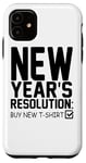 iPhone 11 New Year's Resolution Buy New - Funny Case