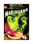 Wee Blue Coo Book Cover Pulp Fiction Marijuana Irish Murder Killer Evil Wall Art Print