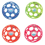 Oball Rattle babylegetøj bold - 1 stk - Ø:9 cm - Fra 0 år.