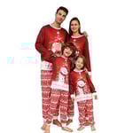 Familjematchande Pyjamas för Jul 2024 - Snögubbe & Rensa Mönster - Vuxen, Barn & Baby - Pyjamas, Sovkläder, Outfit, Pjs, Kläder för Hund Child 2