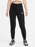 Nike NSW Club Fleece Mid Rise Tight Joggers - Black/White, Black/White, Size 2Xl, Women