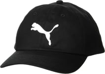 Puma Kids Baseball Cap Black White Cat Logo Adjustable Unisex Sun Snapback Hat