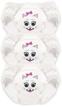 My Carry Potty Katt Pottetreningsbukser 3-pack, Hvit, 3-4 år