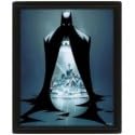 Pyramid Cadre lenticulaire 3D Batman - Gotham City Protector - Vrai effet de mouvement et de profondeur - Décoration premium sous Licence Officielle DC COMICS - 25,5 x 20,5 cm