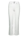 Natalia High-Rise Straight-Leg Jeans Bottoms Jeans Straight-regular White Lexington Clothing