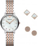Emporio Armani Ladies Watch and Earrings Gift Set