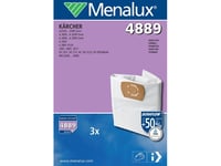 Menalux 4889, Dammpåse, Universal, 30 L, Kärcher: - 2801 / Plus - 2001, 2801, 3011 - A 2500…2599 - A 2600…2699 - A 2800…2899 - A...