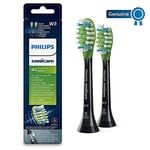 Philips Sonicare Premium White BrushSync Enabled Replacement brush Heads, 2pk, Black - HX9062/33